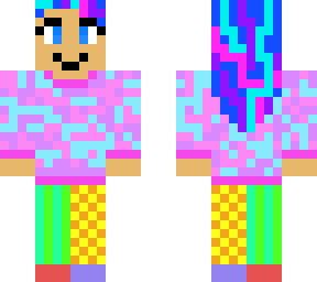 colorful person