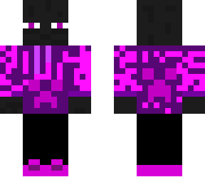 Cool Purple Enderman number three | Minecraft Skin