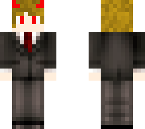 devil boy in a suit