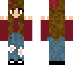 fall brown haired girl