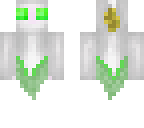 ghost white pikmin (large tail)