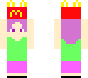 girl holding a happy meal