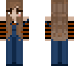 girl in overall