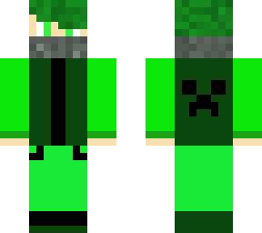 green creeper gamer boy