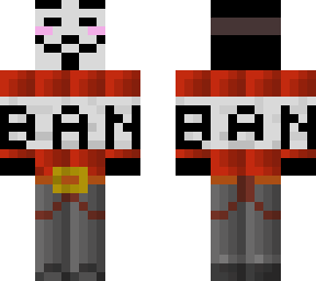 hacker/enderman tnt skin
