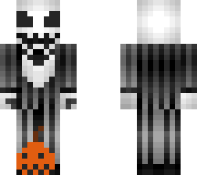 jack skelington with pumpkin