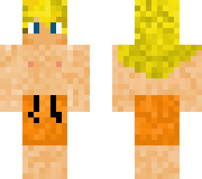 orange swimming costume