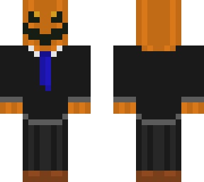 pumpkin in a suit