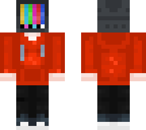 red jumper tv head