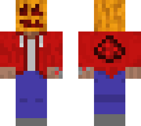 redstone steve with hoodie halloween edition
