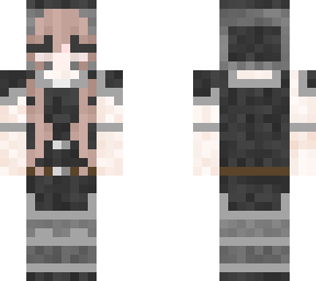 simple gray warrior female