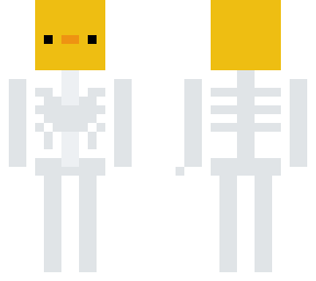 skeleton ducky/chicky