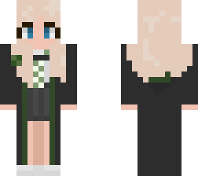 slytherin girl, blonde hair