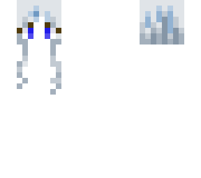 snowy white hair base