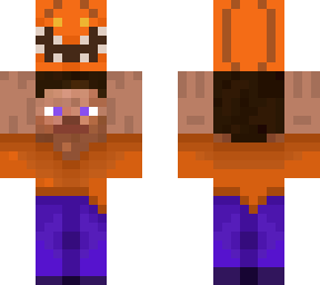 steve stole the pumpkin!