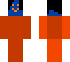 the blue man