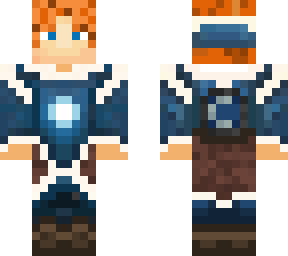 waterbender orange hair