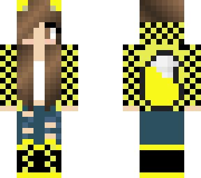 yellow gamer girl wolf