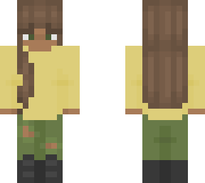 yellow sweatshirt