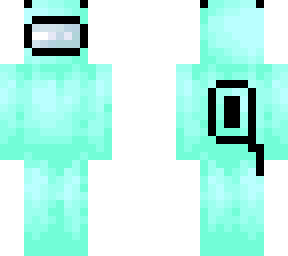 among us cyan