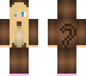 blonde girl in monkey onesie