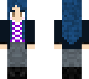 blue hair