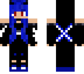 blue off (devil/girl version) (halloween) (blue back)