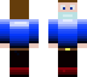 blue rainbow dude