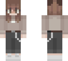 brown outfit girl