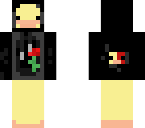 ducky with rose hoodie