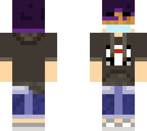 edgy boy with purple hair