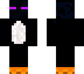 enderman head penguin