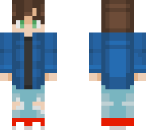 flannel teen (blue)