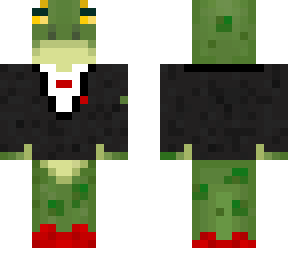 frog in a tuxedo