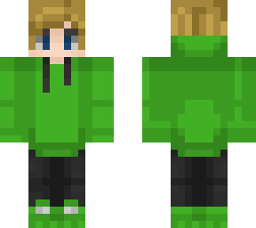 green hoodie
