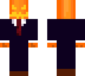 halloween pumpkin on suit