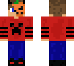 halloween red boy skin