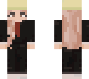 lime girl with suit changed hair and white arm cuffs