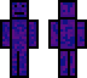 purple blue and pink skin