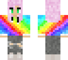 rainbow hoodie girl 2.0