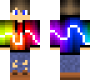 rainbow light hoodie