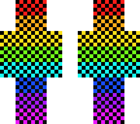 rainbow skin