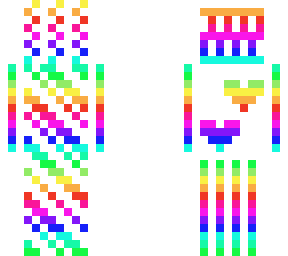 rainbow skin