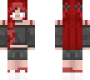 red/grey girl