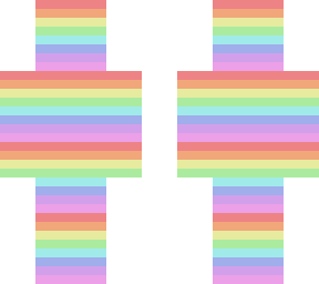remake rainbow head full skin