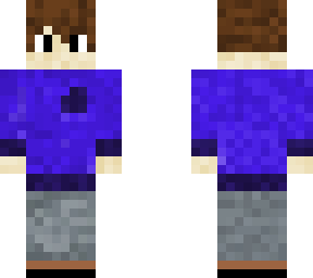simple blue/grey outfit