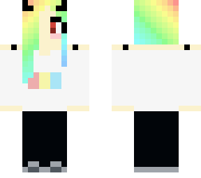 simple rainbow character