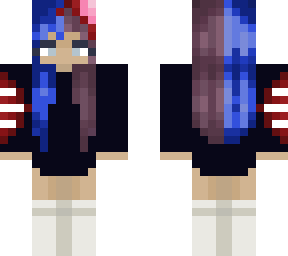 split dyed dead girl