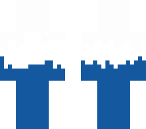 white and blue paint