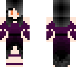 witch wearing purple